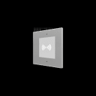 ZENNIO - GetFace IP - Flächenb.-Installation - Rahmen - 1 Modul (nur mit ZVP-FBOX1)
