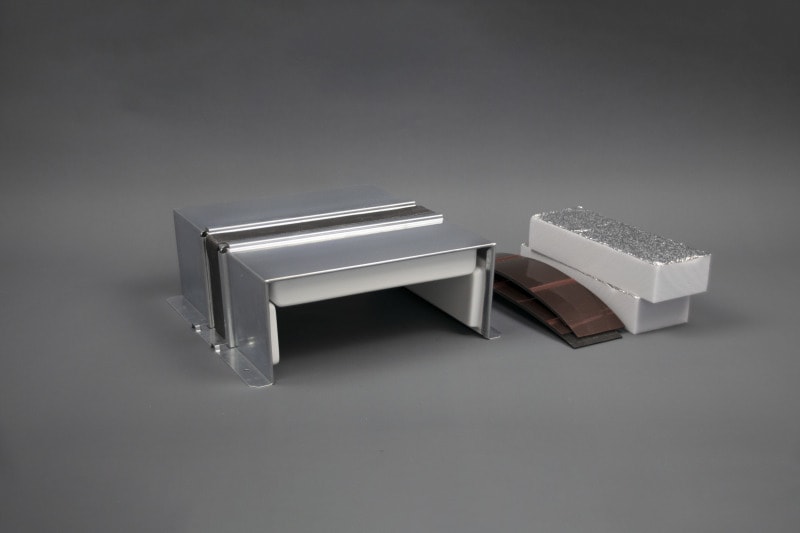WICHMANN - 3S Box 100x535x270 mm (HxBxT) Dreiseitige Kabelbox für Wand/Decke EI90