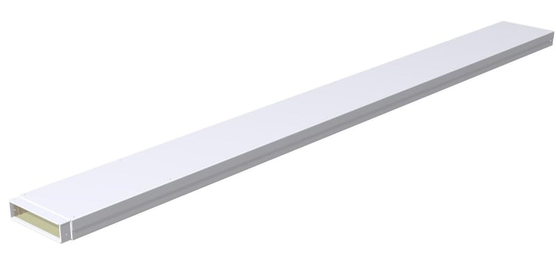 WICHMANN - Instafix® Gerader Kanal 2000 x 30 x 30 mm, reinweiß