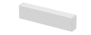 WICHMANN - Instafix® Abschlusskappe 400 x 120 mm, reinweiß