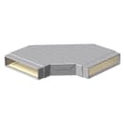 WICHMANN - Instafix® Flachwinkel 90° 100 x 400 x 120 mm, verzinkt