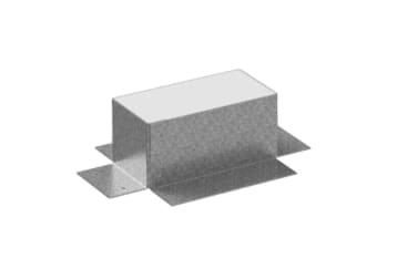 WICHMANN - Instafix® Kabelausführung mit Mifa-Schott, 1 Set,100x50x50mm, verzinkt