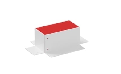 WICHMANN - Instafix® Kabelausführung mit BS-Stein, Set, 100x50x50mm, reinweiß
