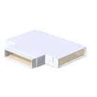 WICHMANN - Instafix® T-Stück 50 x 400 x 120 mm, reinweiß