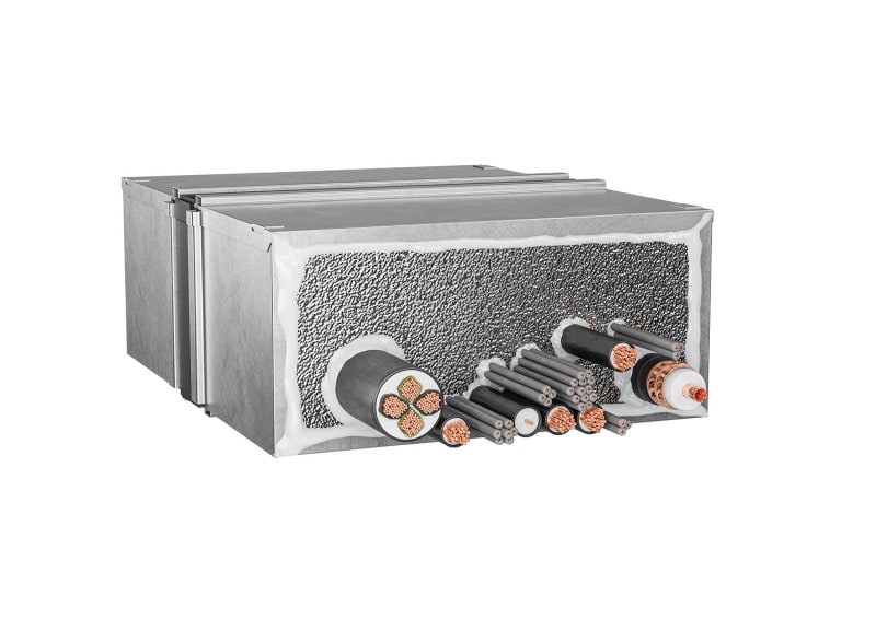 WICHMANN - Probox2 140 x 480 x 300 mm (HxBxT) Kabelschott für Wand / Decke EI90