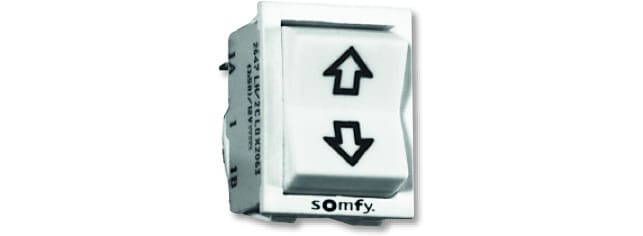 SOMFY - 24V DC Tastschalter S 51 Alpinweiß