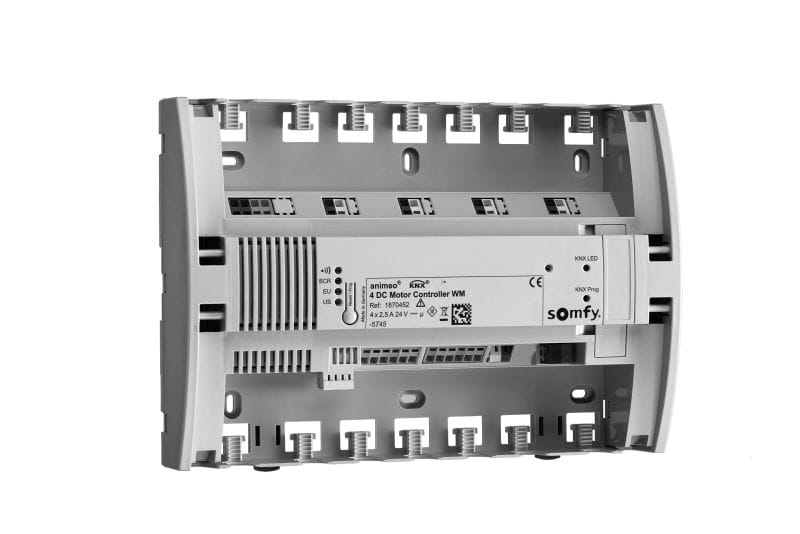 SOMFY - 4 DC 2,5 A Motor Controller WM - Motorsteuergerät KNX, Aufputzinstallation, 24V