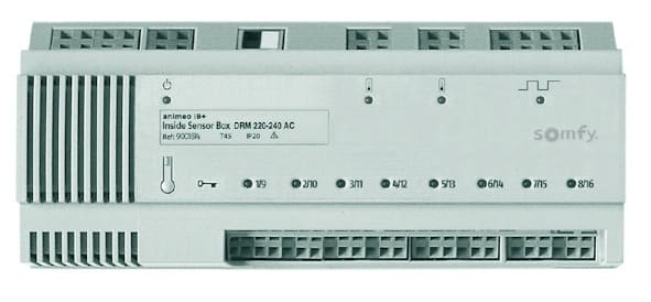 SOMFY - animeo IB+ Inside Sensor Box - Schnittstelle Innentemperaturfühler, Hutschiene