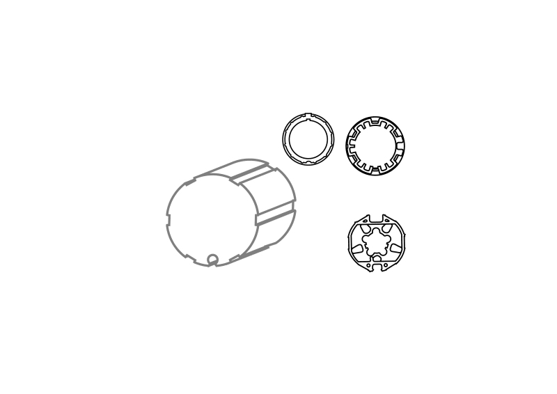 SOMFY - Mitnehmer LT 50/60 83x1,5