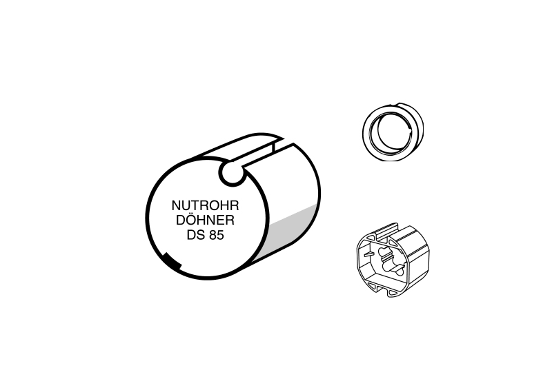 SOMFY - Mitnehmer LT 50/60 DS78 bis max.70Nm